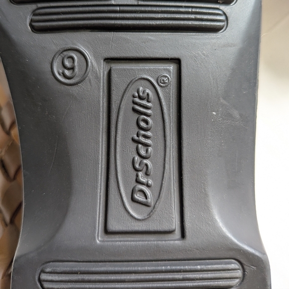 Dr Scholl's Brown Leather Sandals Size 9 - Picture 10 of 12